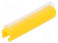 Markers; Marking: empty; 4÷5mm; PVC; yellow; -30÷60°C; push-in PARTEX PTC30030A4