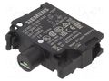 Illuminating unit; 22mm; 3SU1.5; -25÷70°C; Illumin: LED; front SIEMENS 3SU1401-1BH60-1AA0