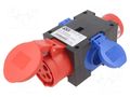 Connector: AC supply 3-phase; splitter; 16A; 400VAC; IEC 60309 PCE 9430452W