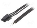 Cable; Micro-Fit 3.0; cables,female; PIN: 3; 0.6m; 4A; TLYp; 0.35mm2 ESPE KABX-3PFS-L600