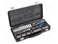 Wrench-set; Mounting: 1/4"; 63pcs. HÖGERT TECHNIK HT1R486