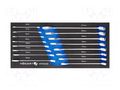 Wrench-set; combination spanner; 16pcs. HÖGERT TECHNIK HT7G120