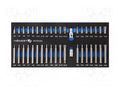 Kit: screwdriver bits; in a foam tray; 40pcs. HÖGERT TECHNIK HT7G124