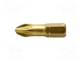 Screwdriver bit; Pozidriv®; PZ3; Overall len: 25mm; 5pcs. HÖGERT TECHNIK HT1S386