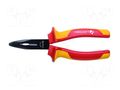 Pliers; insulated,universal,elongated; 200mm; 1kVAC HÖGERT TECHNIK HT1P923