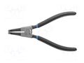 Pliers; for circlip; internal; 19÷60mm; Pliers len: 180mm; angular HÖGERT TECHNIK HT1P144