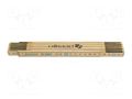 Folding ruler; L: 1m; Width: 16mm; Class: III HÖGERT TECHNIK HT4M262