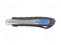 Knife; carton,textiles,universal; 18mm; Handle material: plastic HÖGERT TECHNIK HT4C627