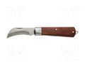 Knife; universal; 198mm; Handle material: wood; folding HÖGERT TECHNIK HT4C651