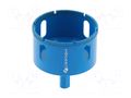 Diamond hole saw; 6mm; ceramics,glaze,drill; Holder: hexagonal HÖGERT TECHNIK HT7D306