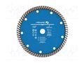 Cutting diamond wheel; Ø: 230mm; Øhole: 22.2mm; Disc thick: 2mm HÖGERT TECHNIK HT6D716