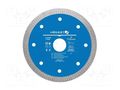 Cutting diamond wheel; Ø: 115mm; Øhole: 22.2mm; Disc thick: 1.2mm HÖGERT TECHNIK HT6D721