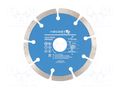 Cutting diamond wheel; Ø: 115mm; Øhole: 22.23mm; Disc thick: 2mm HÖGERT TECHNIK HT6D750