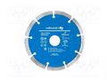 Cutting diamond wheel; Ø: 230mm; Øhole: 22.23mm; Disc thick: 2.6mm HÖGERT TECHNIK HT6D752