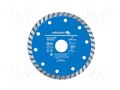 Cutting diamond wheel; Ø: 125mm; Øhole: 22.23mm; Disc thick: 2.2mm HÖGERT TECHNIK HT6D754