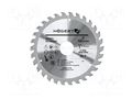 Circular saw; Ø: 160mm; Øhole: 30mm; W: 1.4mm; Teeth: 30 HÖGERT TECHNIK HT6D774