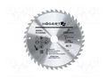 Circular saw; Ø: 255mm; Øhole: 30mm; W: 2mm; Teeth: 40 HÖGERT TECHNIK HT6D789