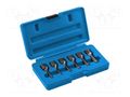 Kit: screw extractor; 6pcs. HÖGERT TECHNIK HT8G402