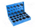 O-ring set; NBR caoutchouc; 419pcs. HÖGERT TECHNIK HT8G507