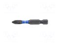 Screwdriver bit; Phillips; PH3; 1/4"; Kind: impact; 2pcs. HÖGERT TECHNIK HT1S153