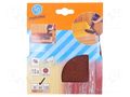 Sanding plate; Granularity: 80; Ø125mm; 15pcs. PG PROFESSIONAL PG-341.00
