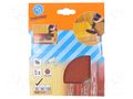 Sanding plate; Granularity: 50; Ø125mm; 15pcs. PG PROFESSIONAL PG-340.00