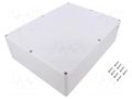 Enclosure: multipurpose; X: 230mm; Y: 300mm; Z: 86mm; polycarbonate GAINTA P20295-IP68