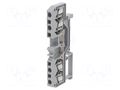 Splice terminal: rail; 280; 20A; 800V; spring clamp; grey; ways: 1 WAGO 280-833