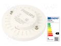 LED lamp; white warm; GX53; 230VAC; 500lm; 5.5W; 2700K; CRImin: 80 PHILIPS 77371700