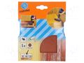 Sanding plate; Granularity: 80; Ø125mm; 5pcs. PG PROFESSIONAL PG-344.10