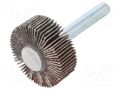 Grinding pin; Granularity: 120; Mounting: rod 6mm; Ø30x10mm PG PROFESSIONAL PG-RG.072
