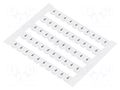 Marker; horizontal; white; 5mm; Marking: 6 WEIDMÜLLER DEK5-GW-6
