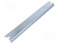 DIN rail; steel; zinc; L: 240mm; W: 35mm; TS35 FIBOX ARH26