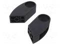Holder; aluminium,technopolymer PA; graphite; L: 524mm; M.1053-P ELESA+GANTER M.1053P/30-495-EP