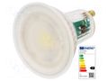 LED lamp; white cold; GU10; 230VAC; 575lm; P: 6.9W; 120°; 6500K ams OSRAM 4058075096745