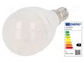 LED lamp; neutral white; E14; 230VAC; 806lm; P: 7.5W; 4000K ams OSRAM 4058075311923