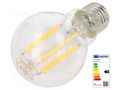 LED lamp; white warm; E27; 230VAC; 1521lm; P: 11W; 2700K; CRImin: 80 ams OSRAM 4058075438514