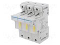Fuse disconnector; 14x51mm; for DIN rail mounting; 50A; 690V HAGER LR603