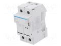 Fuse disconnector; 8x32mm; for DIN rail mounting; 25A; 400V; IP20 HAGER LSN412