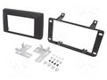 Radio frame; Dacia; 2 DIN; black 4CARMEDIA RAM-40.106.2