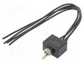 Switch: toggle; Pos: 2; DPST; ON-OFF; 25A/12VDC; Leads: cables; 50mΩ SWITCH COMPONENTS TB1-2A-DC-WW