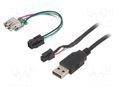 USB/AUX adapter; VW; VW T6 Multivan 2015->2019; OEM USB ACV 44-1324-004