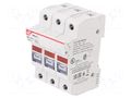 Fuse holder; for DIN rail mounting; 30A; 600VAC; Poles: 3; IP20 DF ELECTRIC 485191