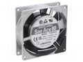 Fan: AC; axial; 80x80x25mm; 37.8m3/h; 30dBA; ball; 2650rpm; 230VAC SANYO DENKI 109S054