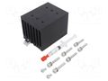 Heatsink: extruded; L: 110mm; W: 72mm; H: 75mm; 1.1K/W; aluminium CARLO GAVAZZI RHS703