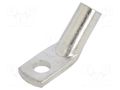 Tip: ring tube; M8; 35mm2; crimped; for cable; angled 45°; tinned ERKO KCS45-8-35/10