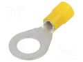 Tip: ring; M10; Ø: 11mm; 4÷6mm2; crimped; for cable; insulated ERKO KOE-10-6/100