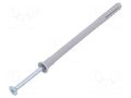 Plastic anchor; with screw; 8x120; zinc-plated steel; N; 100pcs. FISCHER FISCHER-48794