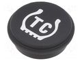 Button; round; Ø21mm; black; 09 EAO 09-0S12.2048