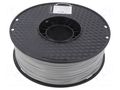 Filament: ABS; 1.75mm; grey; 225÷245°C; 1kg GEMBIRD 3DP-ABS1.75-01-GR
